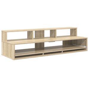vidaXL Studio pisalna miza Sonoma hrast 130 x 42,5 x 36 cm