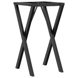 vidaXL Noge za jedilno mizo X-okvir 40x40x73 cm jeklo