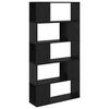 vidaXL Komplet TV omaric 80 x 24 x 156 cm Črna Inženirski les