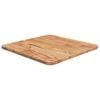 vidaXL Kvadratna mizna plo&scaron;ča sv. rjava 40x40x1,5 cm trdna hrastovina