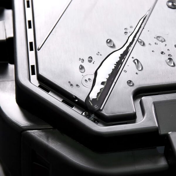 vidaXL Vrtni kompostnik črn 68,9x68,9x83,9 cm 360 L