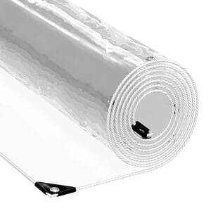 vidaXL Pokrivalo za rastline Transparentno 7 x 5 m PVC