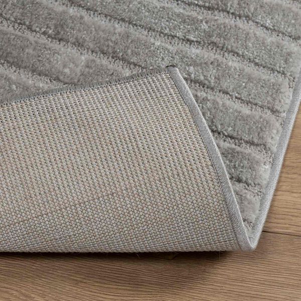 vidaXL Preproge za povr&scaron;ine Kvadrat GALATI Siva 200 x 200 cm Poliester