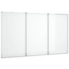 vidaXL Magnetna tabla zložljiva 180x100x1,7 cm aluminij
