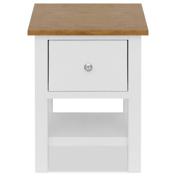 vidaXL Nočna omarica 2 kosa 36x30x47 cm trdna hrastovina