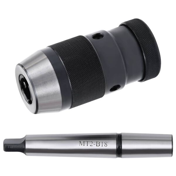 vidaXL Vrtalna glava s hitrim snemanjem MT2-B18 16 mm razpon vpenjanja