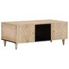 vidaXL Klubska mizica 100x54x40 cm trden mangov les