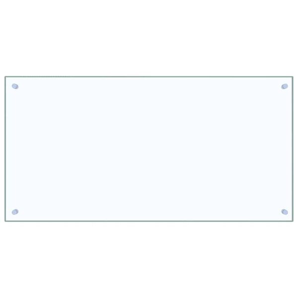 vidaXL Za&scaron;čita za kuhinjo 2 pcs Transparentno 100 x 50 cm