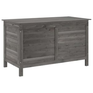 vidaXL Vrtna &scaron;katla za shranjevanje antracitna 99x49,5x58,5 cm jelka