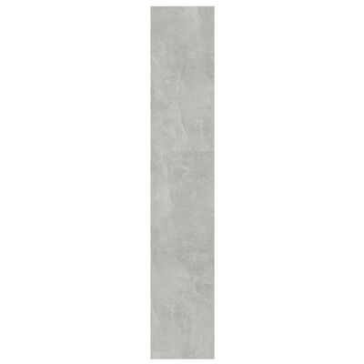 vidaXL Knjižna omara/pregrada betonsko siva 100x30x166 cm