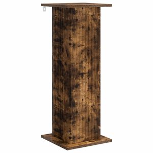 vidaXL Stojalo za rastline Dimljen hrast 30,5 x 30 x 80,5 cm
