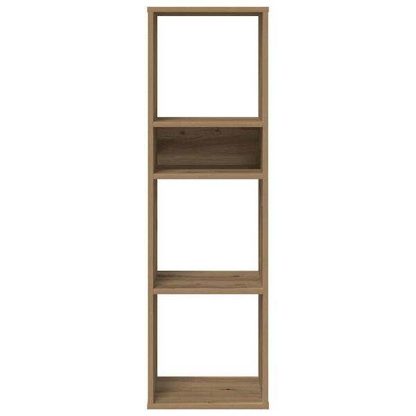 vidaXL Knjižna omara artisan hrast 34x31x112 cm inženirski les