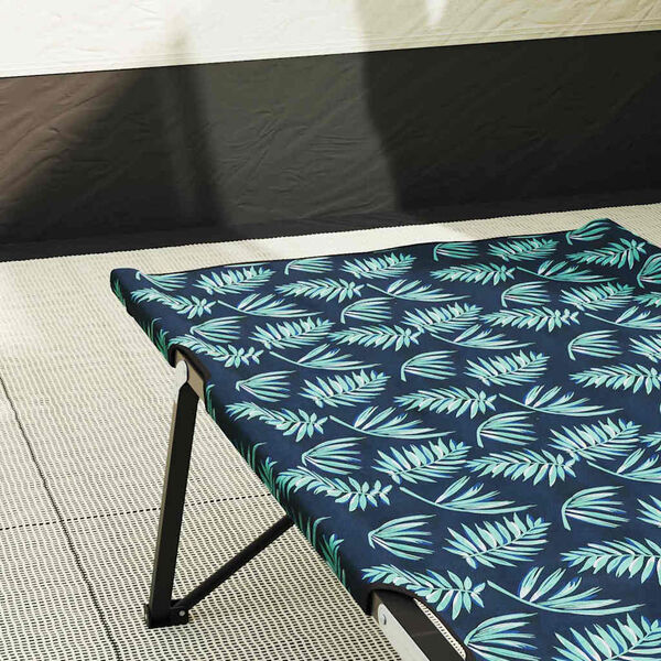 vidaXL Zložljiva kampirna postelja List 2 pcs Gozd 206 x 76 x 74 cm