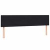 vidaXL Box Spring postelja z vzmetnico črna 200x210 cm Velvet