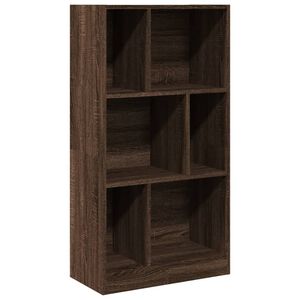 vidaXL Knjižna omara rjavi hrast 57x28,5x107,5 cm inženirski les