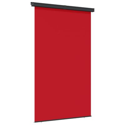 vidaXL Balkonska stranska tenda 170x250 cm rdeča