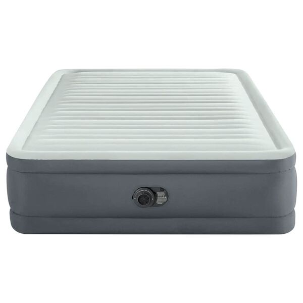 Intex Napihljivo ležišče PremAire belo in sivo 152x203x46 cm