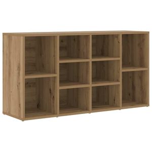 vidaXL Klop za čevlje 103 x 30 x 54,5 cm Inženirski les Artisan hrast