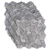 vidaXL Mozaik plo&scaron;čice Svetlo siva 30 x 30 cm Marmor