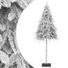 vidaXL Umetna novoletna jelka s snegom 150 cm