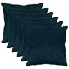 vidaXL Prevleka za blazino 6 kos HEERLEN Temno modra 70 x 70 cm