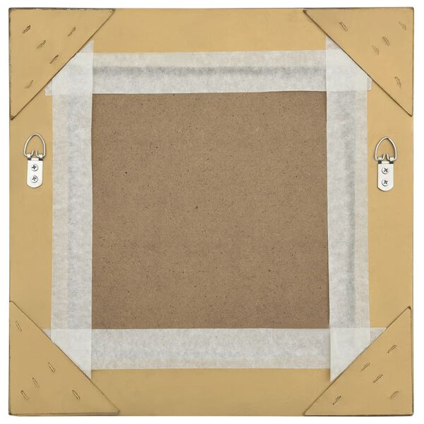 vidaXL Stensko ogledalo v baročnem stilu 40x40 cm zlato