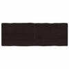 vidaXL Mizna plo&scaron;ča te. rjava 140x50x(2-6)cm obdelana trdna hrastovina