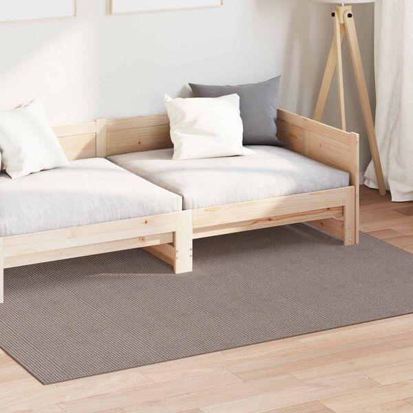 vidaXL Preproge za povr&scaron;ine LUGO Taupe 230 x 160 cm Poliester