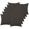 vidaXL Prevleka za blazino 12 kos HEERLEN Temno siva 40 x 40 cm Boucl&eacute;