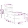 vidaXL Postelja z dodatnim prostorom za shranjevanje in vzmetnico