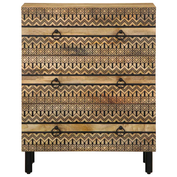 vidaXL Komoda 2 kosa trden mangov les