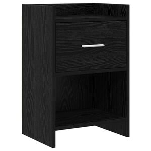 vidaXL Posteljne mize Črni hrast 40 x 30 x 60 cm Inženirski les