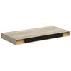 vidaXL Stenske police 2 kosa barva hrasta 50x23x3,8 cm MDF