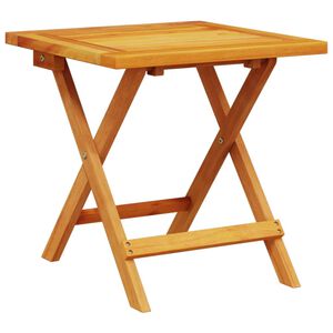 vidaXL Vrtna stranska mizica 40x40x40 cm trden akacijev les