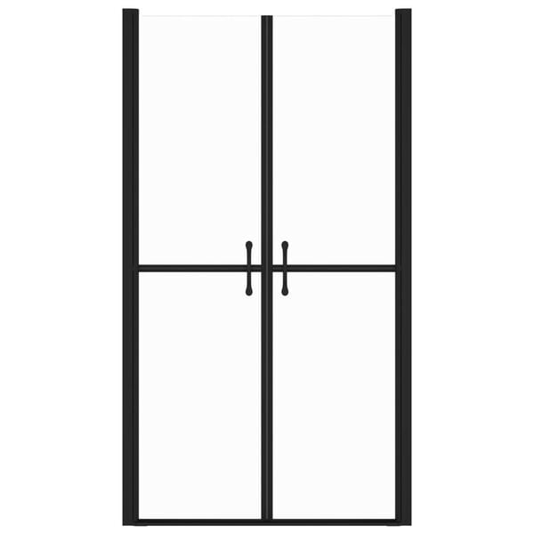 vidaXL Vrata za tu&scaron; prozorna ESG (68-71)x190 cm