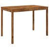 vidaXL Vrtni Bar Miza Naravna 147 x 88,5 x 105 cm Masiven les akacije