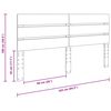 vidaXL Vzglavje Siva Sonoma 160 cm Konstruiran les