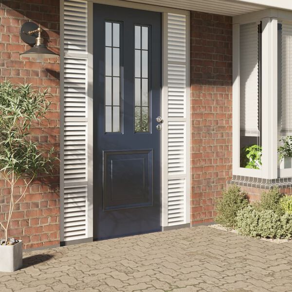 vidaXL Okenska folija matirana vzorec črt 90x500 cm PVC