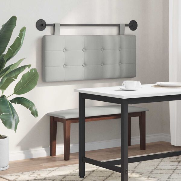 vidaXL Visoki naslon za glavo Namestitev na steno blago