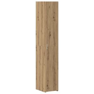 vidaXL Visok predalnik Umetni hrast 30 x 42,5 x 185 cm