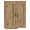 vidaXL Omarica na steni Artisan hrast 69,5 x 34 x 90 cm Inženirski les
