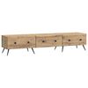 vidaXL TV omarica Artisan hrast 147 x 34,5 x 30 cm Inženirski les
