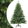vidaXL Umetno Zložljivo Božično Drevo Zelena 150 cm PVC, PE in jeklo