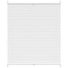 vidaXL Plise Harmonika Zavese velikost 110 x 125 cm Bele barve