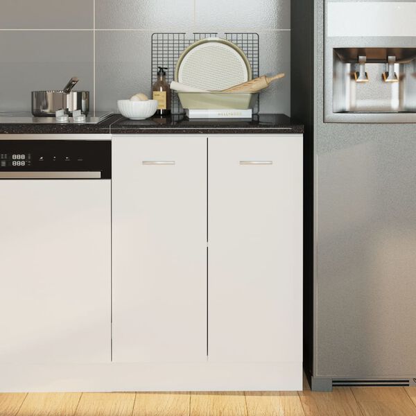 vidaXL Kuhinjski pult črn z granitno teksturo 60x60x2,8 cm iverna pl.