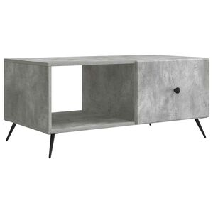 vidaXL Klubska miza Betonsko siva 90 x 50 x 40 cm Inženirski les