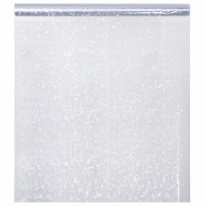vidaXL Okenska folija matirana 3D vzorec mavrice 90x1000 cm PVC