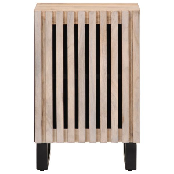 vidaXL Kopalniška omarica 38x34x58 cm trden mangov les