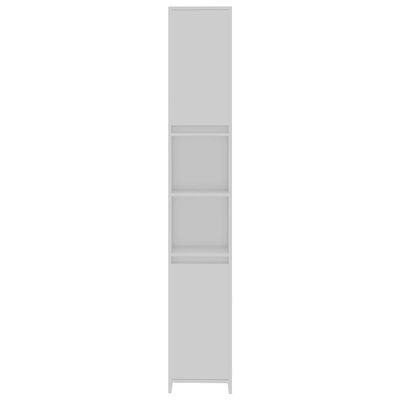 vidaXL Kopalniško pohištvo 4 kosi bele barve iverna plošča