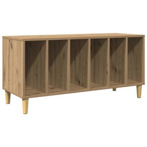 vidaXL Omarica za gramofonske plo&scaron;če artisan hrast 100x38x48 cm